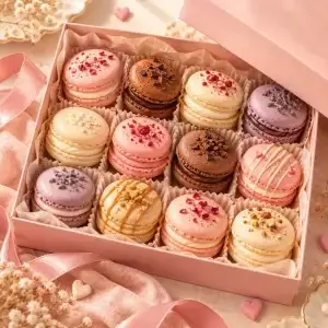 Concept image for Classic Macarons — 12; actual product may vary